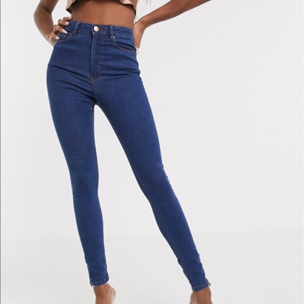 ASOS tall high rise skinny jeans